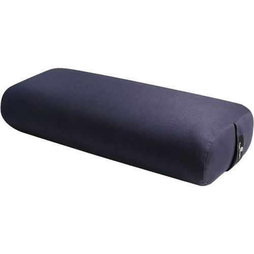 Hugger Mugger Standard Yoga Bolster - Firm, Supportive, Handmade, Durable