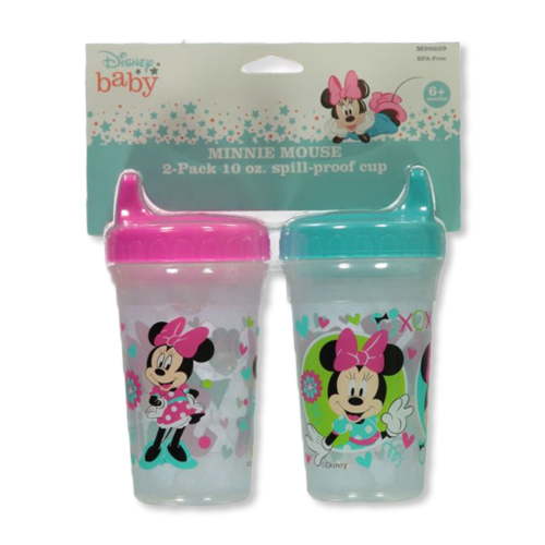 Disney Minnie Mouse Baby Girls' 2-Pack 10 Oz. Spill-Proof Cup - pink/multi, one size
