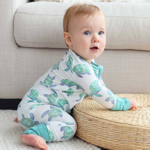 Totally Turtles Convertible Zip Romper