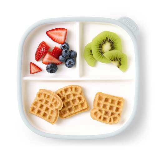 Clean Start Toddler Divided Plate | Premium Ceramic | Non Toxic – Ello