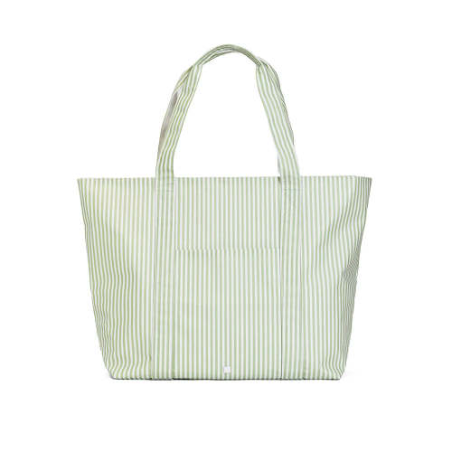 Jumbo Tote XL Pimlico Stripe Sage by TRVL Design | Lila & Hayes