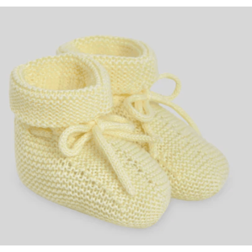 Cotton newborn booties ESENCIAL