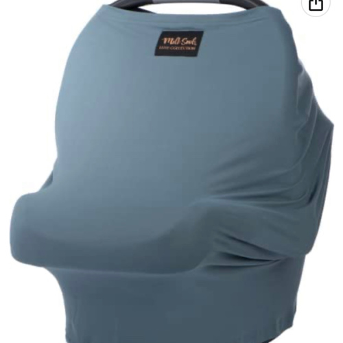 MILK SNOB Luxe Car Seat Cover, Jade