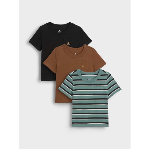 Baby & Toddler Mix & Match Pocket T-Shirt (3-Pack)