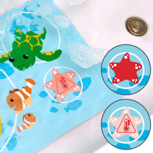 Dreambaby Anti-Slip Bath Mat with Too Hot Indicator