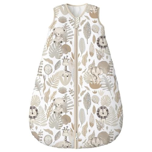 Sleep Sack 0-6 Months, 1.5 Tog, coffee leaves