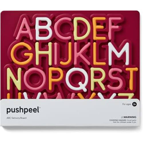Amazon.com: Pushpeel Advanced ABC Tracing Puzzle Board (Best for Ages 4+) – Silicone Learning Toy for Pre-Writing & Fine Motor Skills – Quiet Sensory Travel Activity Toy for Kids – Uppercase Alphabet, Granite