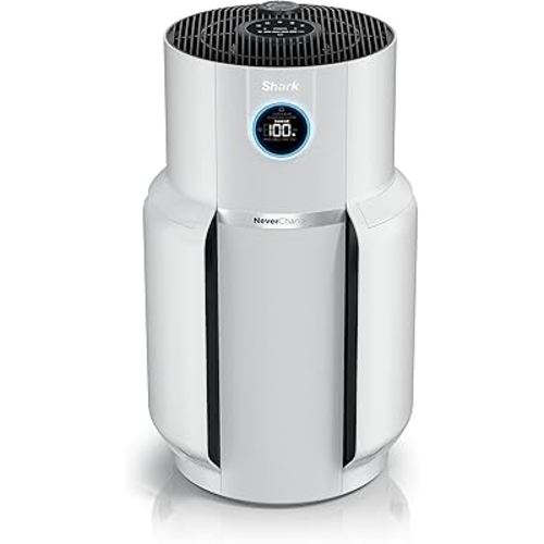 Shark Air Purifier with NeverChange Air Filter Technology, 5 Year HEPA Filter, Covers 1400 Sq. ft, Odor Neutralizer and Clean Sense Technology, Removes 99.98% of Dust & Allergens, HP302 (Renewed)