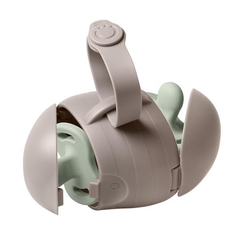 Ubbi Dual Pacifier Holder, Taupe