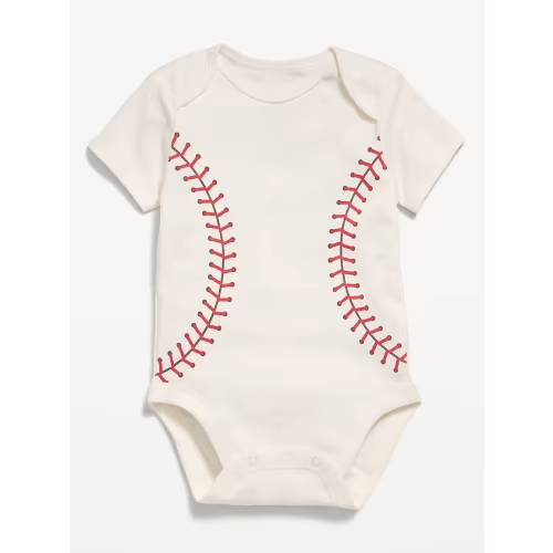 Short-Sleeve Unisex Graphic Bodysuit for Baby