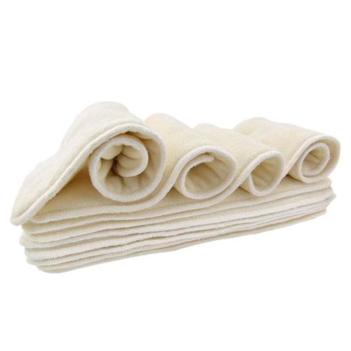 Nora's Nursery Baby Cloth Pocket Diapers Inserts 10 Pack