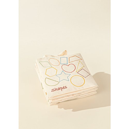 Natural Cotton Baby's First Soft Book English - SHAPES