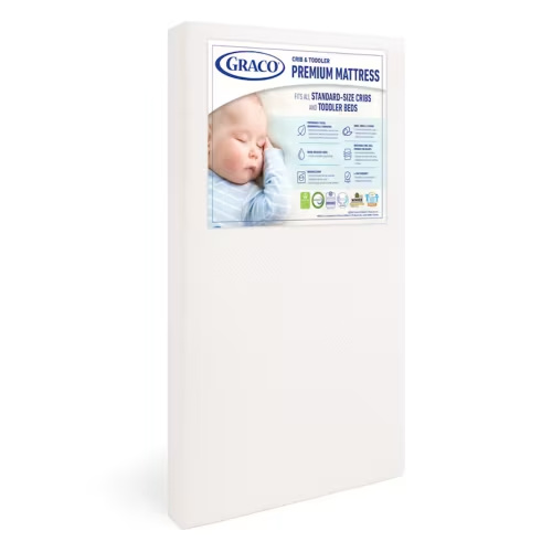 Graco Premium Foam Crib and Toddler Mattress