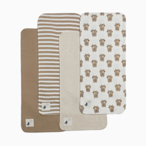 Small Story Burp Cloth (4 Pack) - Neutral Bears