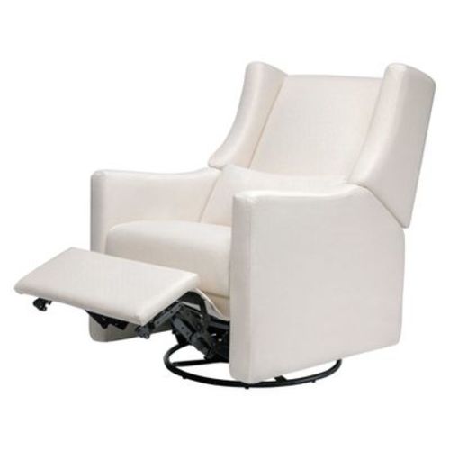 Babyletto Kiwi Recliner and Swivel Glider - Performance Cream Eco-Weave