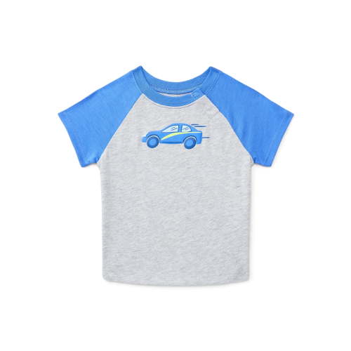 Wonder Nation Baby Boys Graphic Raglan Tee, Sizes 0/3M-24M