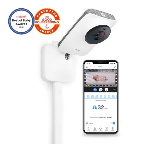 Pro Smart Baby Monitor with Wall Mount Kit