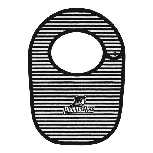 Providence Friars Striped Newborn Bib | College Baby