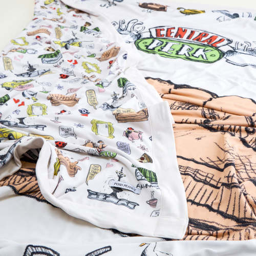 Friends & Orange Couch Luxe Patoo® Blanket