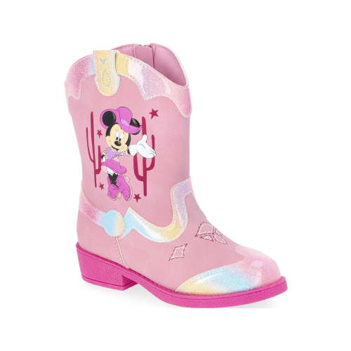 Disney Minnie Mouse Toddler Girls Western Cowboy Boots