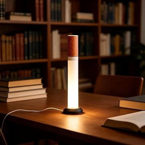 Oversized Cigarette Lamp with Warm Glow Cigarette Shaped Decorative Lights