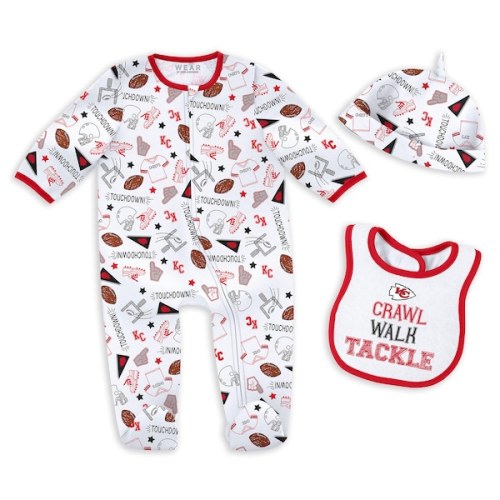 Newborn & Infant WEAR by Erin Andrews Kansas City Chiefs Sleep & Play Set