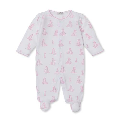 Giraffe Grace Pink Footie