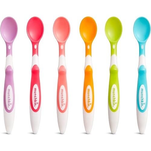 munchkin FDMU10062P Soft Baby Food Spoon, Set of 6