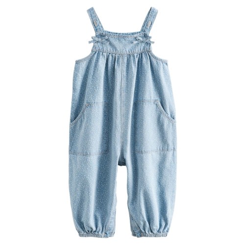 Kids' Ditsy Denim Jumpsuit