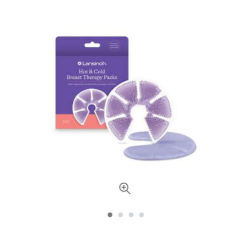 Lansinoh Breast Therapy Pack, Hot and Cold Breast Pads, 2 PK