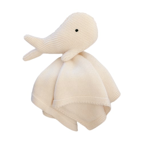 Organic Knit Whale Lovey