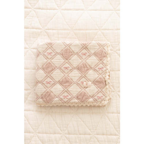 patchwork blanket - bow