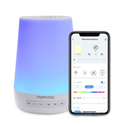 Momcozy Baby Sound Machine, Baby Soother With Rest Night Light, White Noise Machine - Walmart.ca