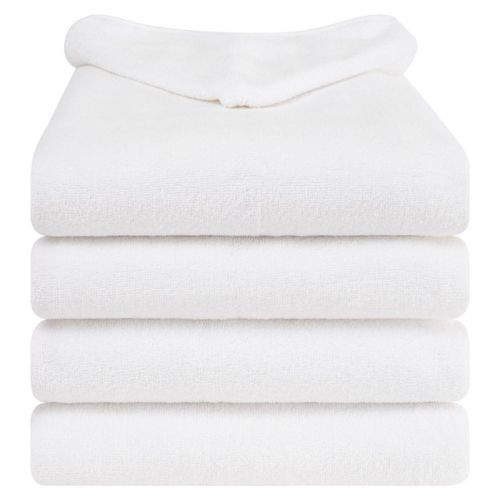 American Soft Linen Turkish Baby Toddler Hooded Bath Towel Set, 100% Cotton Soft Fluffy Baby Toddler Hooded After Shower Towels