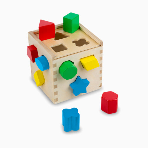 Melissa & Doug Shape Sorting Cube Classic Toy