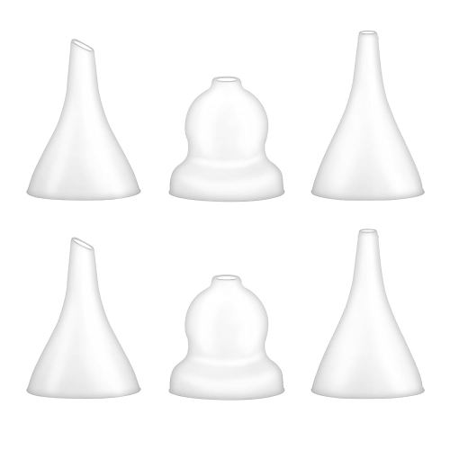 Compatible with Grownsy / Watolt / LittleTora / HEYVALUE / Cocobela / HailiCare / MOMIDEAL / KIDIRA / TEQIN Baby Nasal Aspirator Replacement Tips (6 Packs)