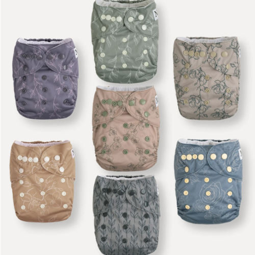 Nora’s Nursery Cloth Diapers- Modern Blooms (10+ lbs)