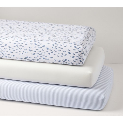 Jack Whale Crib Fitted Sheets, Set of 3