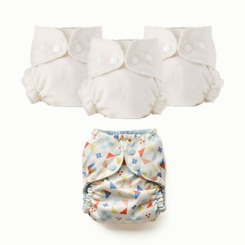 Esembly Cloth Diaper Size 1 Inner & Outer Bundle (Snap)