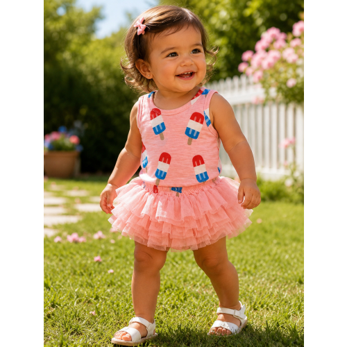 Popsicle Pink / Organic Tutu Bloomer Set – SpearmintLOVE