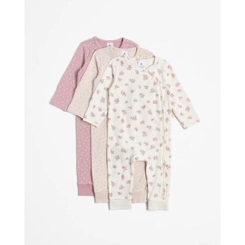 Target Baby Organic Cotton Coveralls 3 Pack - Kmart
