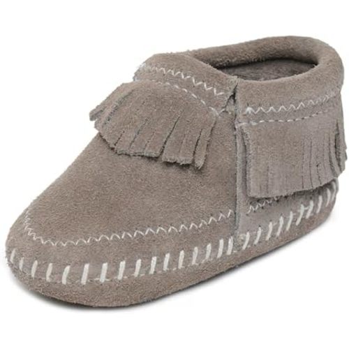 Minnetonka Riley Moccasin Booties (Infant/Toddler)