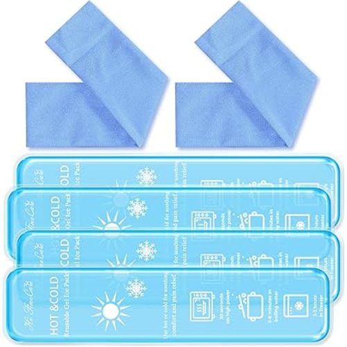 Reusable Postpartum Perineal Ice Pack - Hot & Cold Therapy Pads for Hemorrhoid Relief, Uterine Cramps, C-Section Recovery, Reduces Swelling - Hypoallergenic & Leak-Proof (Blue)