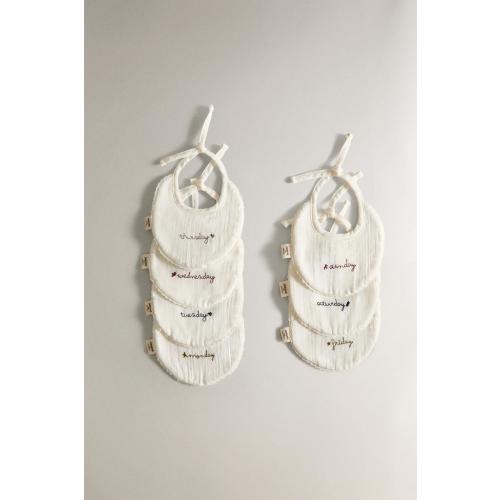 WEEKLY BABY BIB (PACK OF 7)