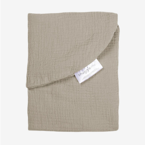 Snuggle Me Organic Curve Lounger Muslin Cover - Birch