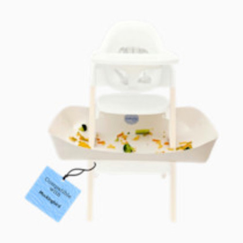 Catchy The Food Catcher for High Chairs - White, For Mockingbird