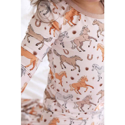 P's Ponies Two Piece Pajama Set