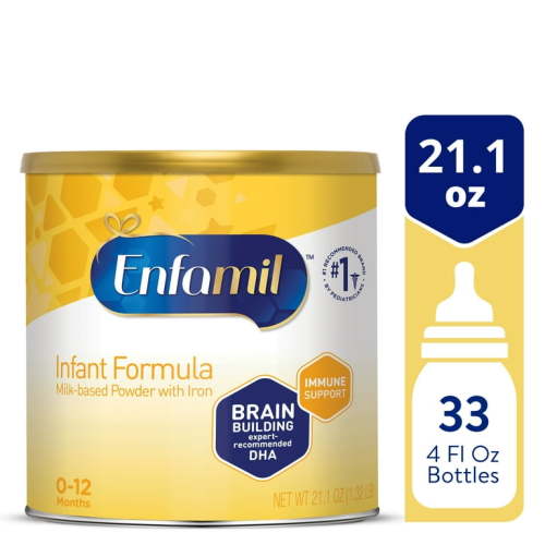 Enfamil Powder Baby Formula with Iron, 21.1 oz ​Can