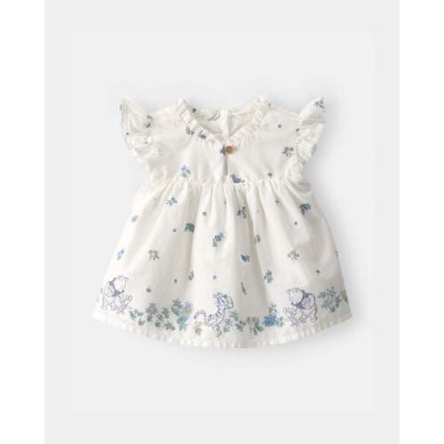 Baby Girl Disney© Winnie the Pooh Ruffle-Sleeve Floral Top - White - OshKosh B'gosh | Carter's