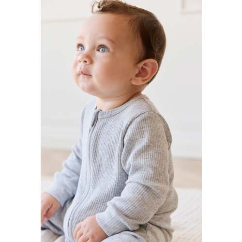 Organic Cotton Modal Frankie Onepiece - Light Grey Marle